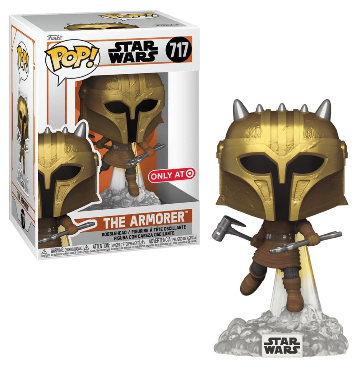 Funko Pop The Mandalorian The Armorer met jetpack figuur
