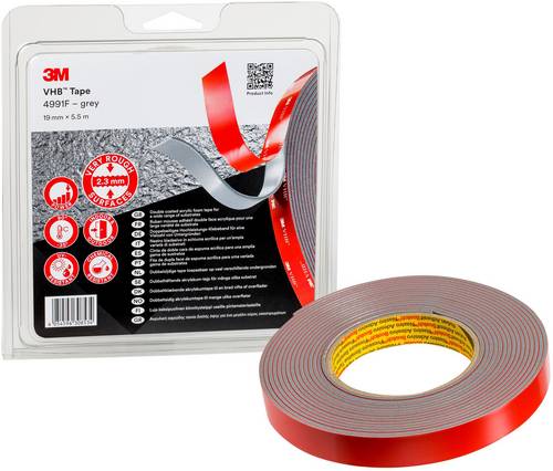 3M 4991F/IPS Klebeband Grau (L x B) 5.5m x 19mm 1St.