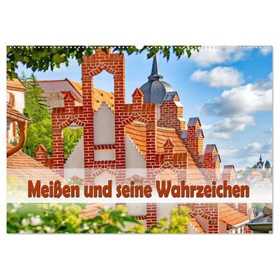 Meißen und seine Wahrzeichen (Wandkalender 2027 DIN A2 quer), CALVENDO Monatskalender