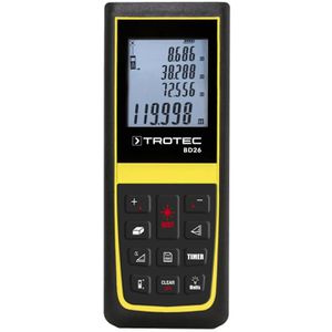 Trotec Laser-Entfernungsmesser 3510205161, BD26, 120m Messbereich,Wasserwaage, beleuchtetes Display