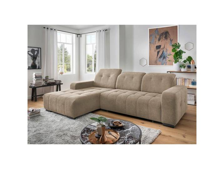 ECKSOFA Vicari Hellbraun S: 292x185 cm