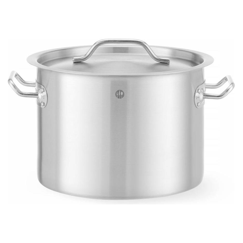 Hendi Kochtopf, mittel - mit Deckel,, Budget Line, 9L, ⌀250x(H)180mm (Kochtopf, Aluminium, Edelstahl, 25 x 18 cm) (41884491)
