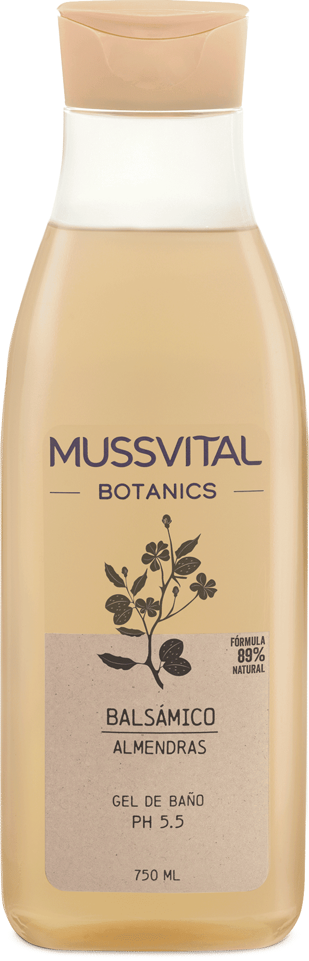 Mussvital Botanics Gel de Baño Almendras 750 ml