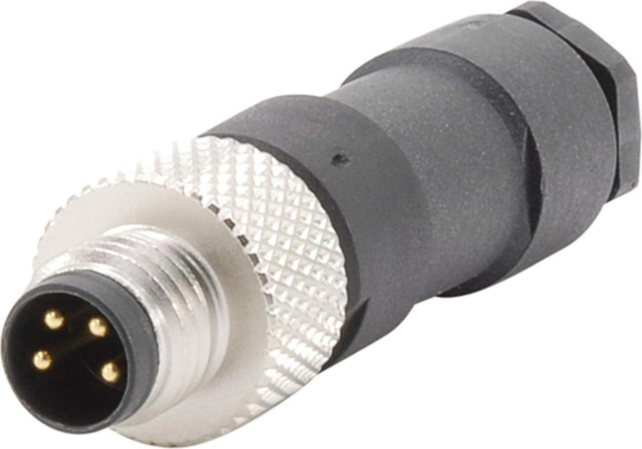 Phoenix Contact M8-sensorconnector, rechte uitvoering, 4-polig, met soldeeraansluitingen