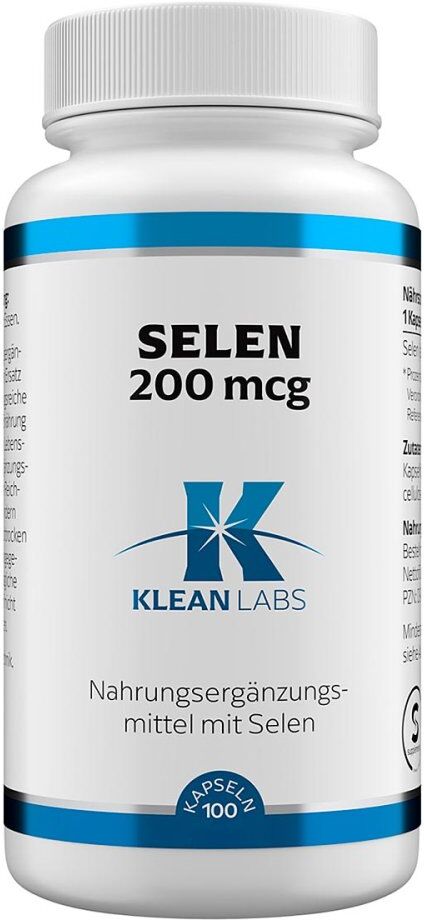 Klean Labs Selen 200 mcg Kapseln