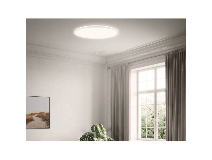 Plafonnier LED Slim S I Ø 42cm Blanc/Blanc Matériau : Matière plastique Type de matière synthétique : Polycarbonate LED Module LED