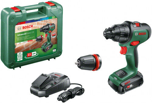 Bosch AdvancedImpact 18 Perceuse-visseuse a percussion, 1 batterie 06039B510A