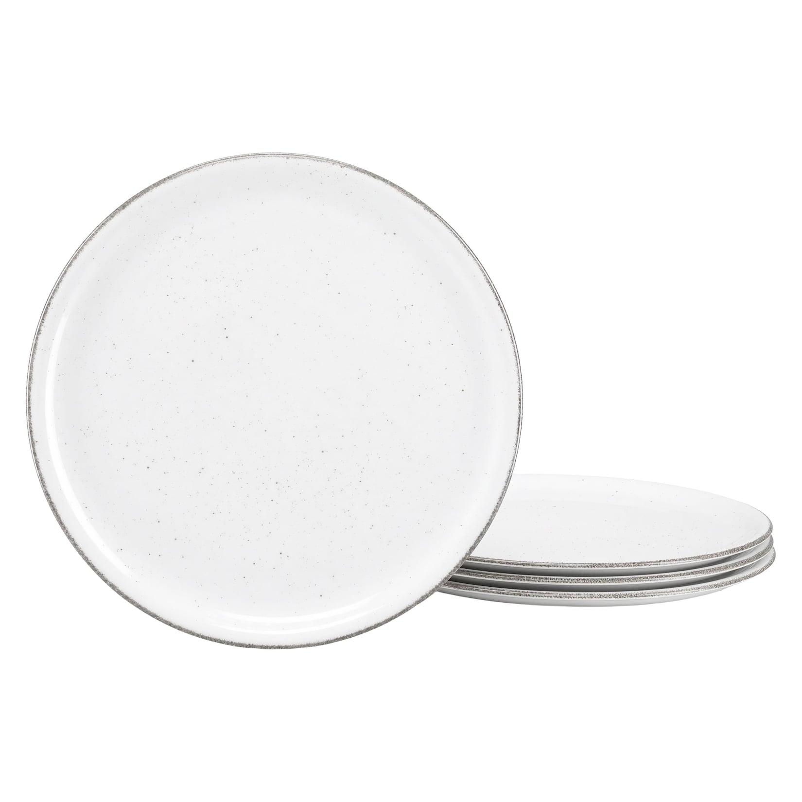 Creatable 24847 Pizzateller Serie Vintage Nature 4-tlg Geschirrset 4 Personen