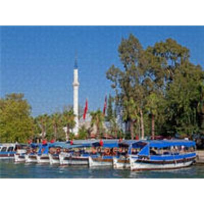 CALVENDO Puzzle Moschee in Dalyan, Dalyan-Delta | 1000 Teile Lege-Größe 64x48cm Foto-Puzzle für glückliche Stunden