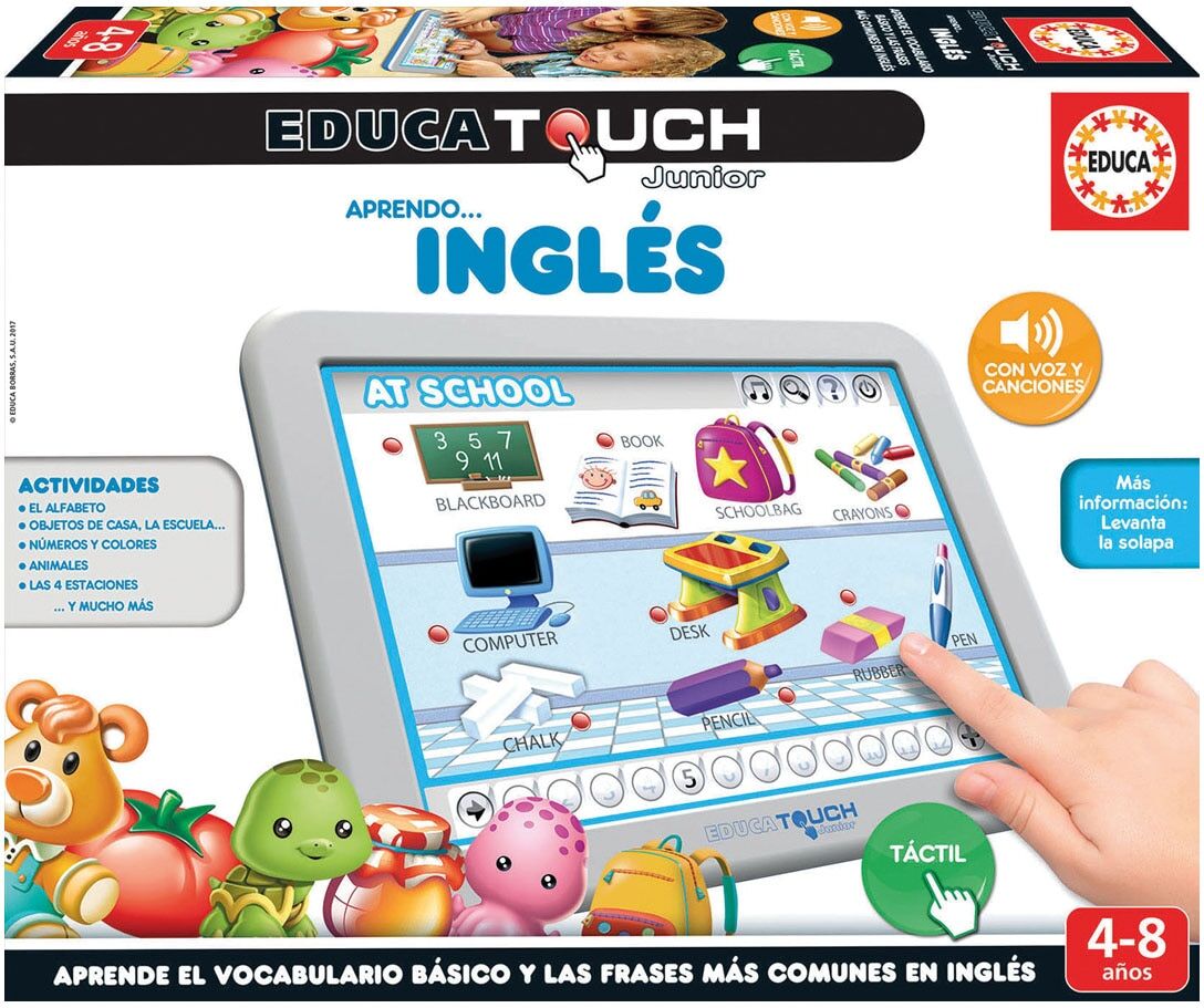 Educa Borrás Educa Touch Junior aprendo inglés .