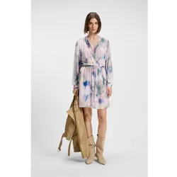 BOSS für Damen. 50544021 Denvont mehrfarbiges Kleid (S), Lässig, Viskose, Langarm