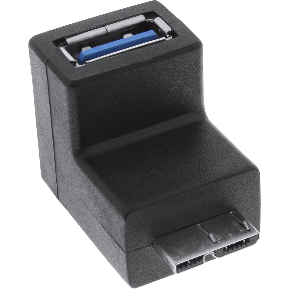 InLine USB 3.0 adapter Type A naar Micro B haaks