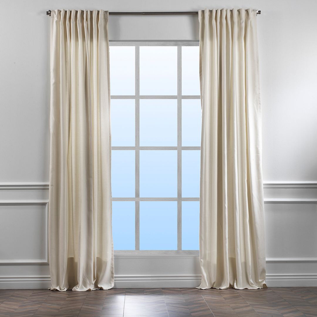 Noine Home Deco Room Darkening Single Curtain Panel Airforce Blue 260cm Width x 200cm Drop