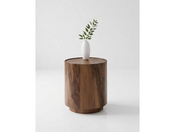 JVmoebel Beistelltisch Beistelltisch Braun Modern Holzplatte Holzgestell Neu, Made in Europa