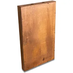 QUARTER sized Apple Box handgebeizt