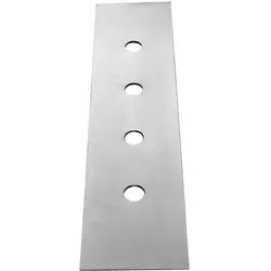 Gessi 4-Loch Dekor-Platte für Secur Box, Fliesenbankmontage, 01664149, Farbe: Finox Optik