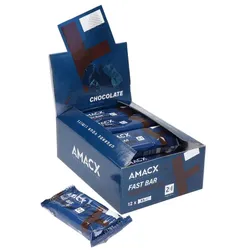 AMACX Riegel Fast Bar Schokolade | 12 Riegel Box