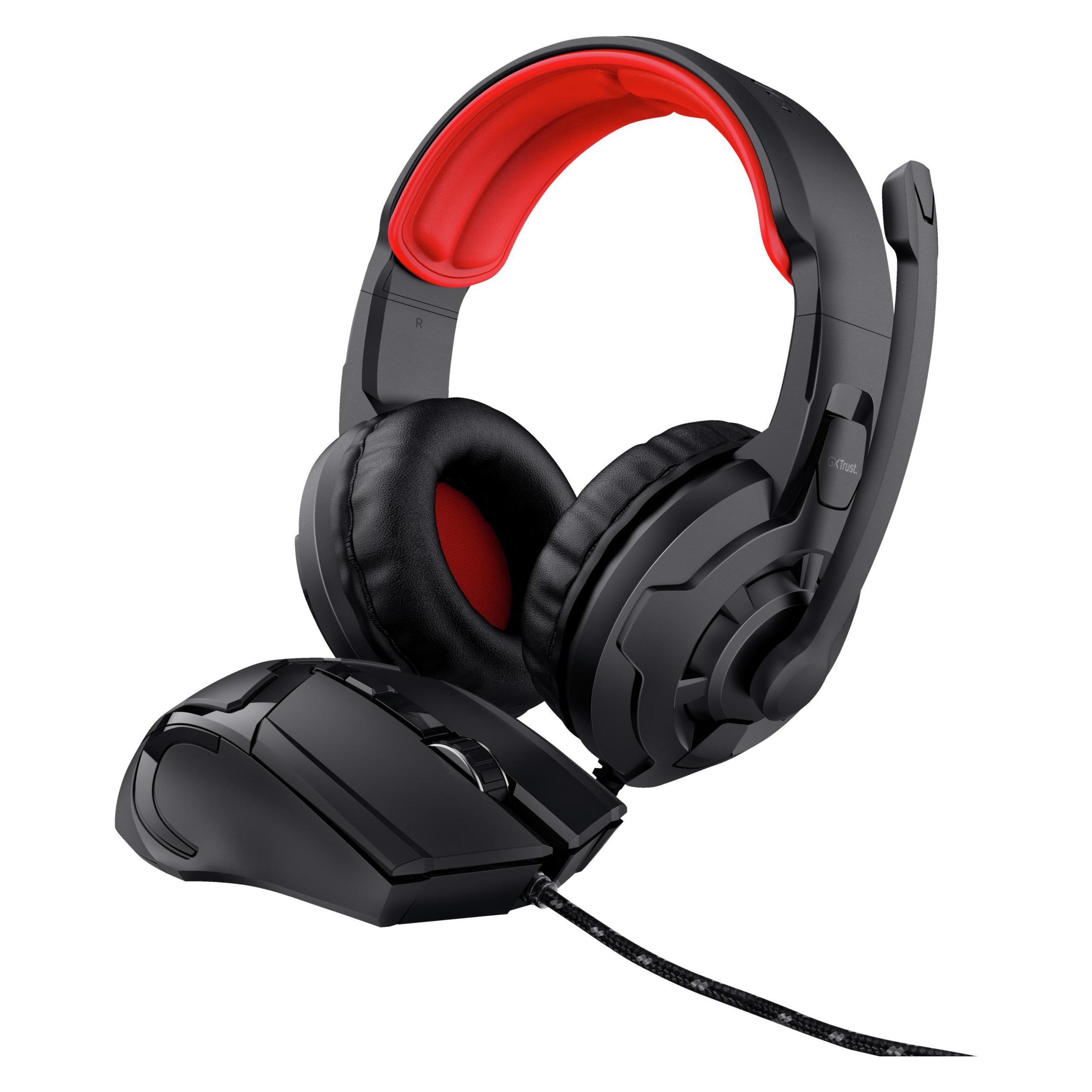 Trust Basics Gaming Headset & Mouse (Kabelgebunden) (24761)
