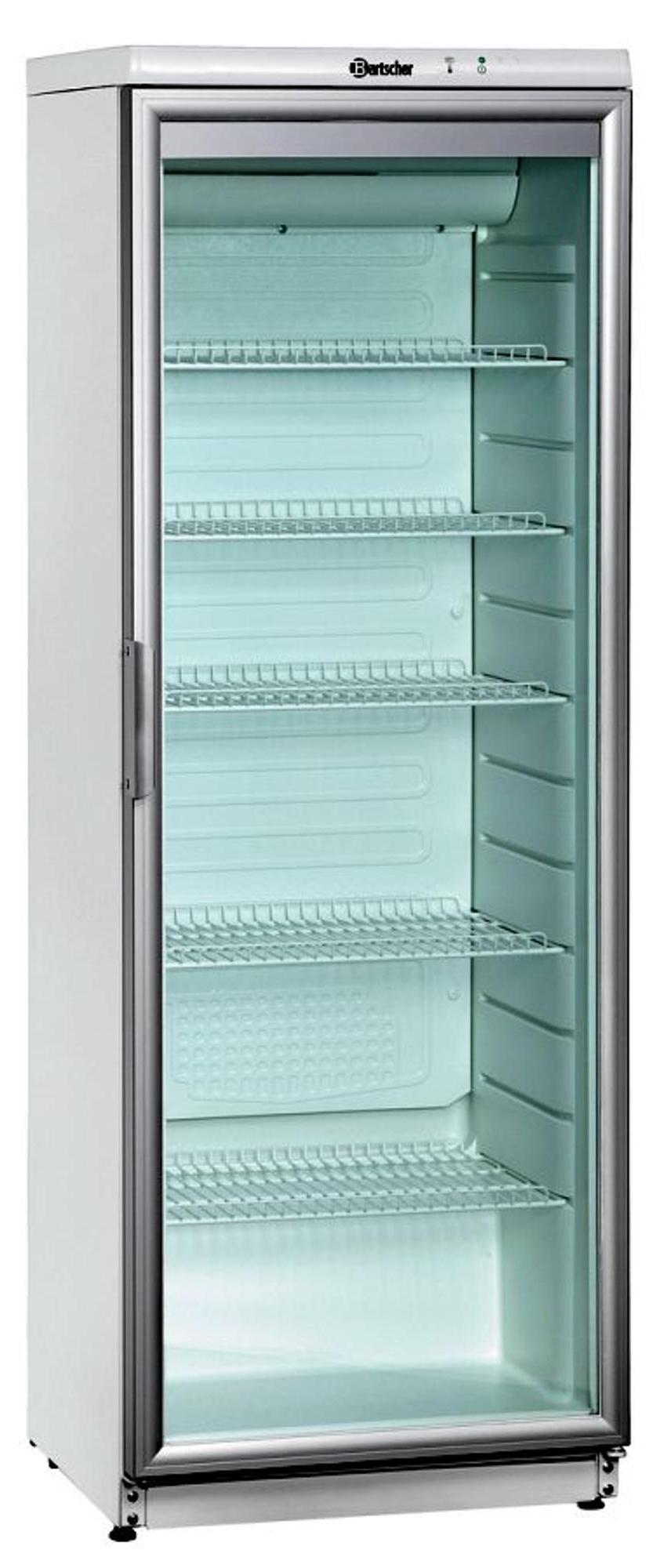 Bartscher Flaschenkühlschrank 350 Liter, 600x600x1730 mm, doppelverglast, 5 Ablagen