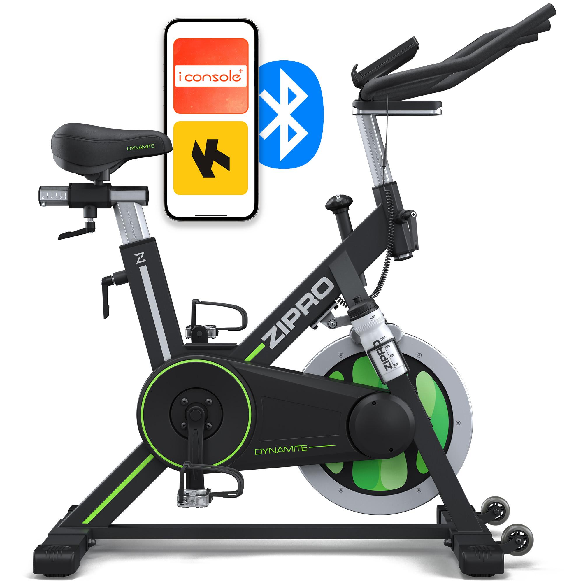 Zipro Heimtrainer Fahrrad Dynamite - Magnetisches Fitnessbike für Zuhause Leiser Hometrainer mit Verstellbarem Sattel LCD Display Kompakt & Stabil