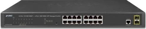 Planet Technology 16-Port Layer 2 Managed Gigabit Ethernet Switch +