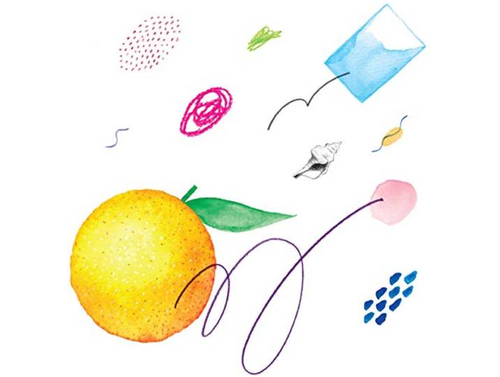 Oranges (Blue / Clear)