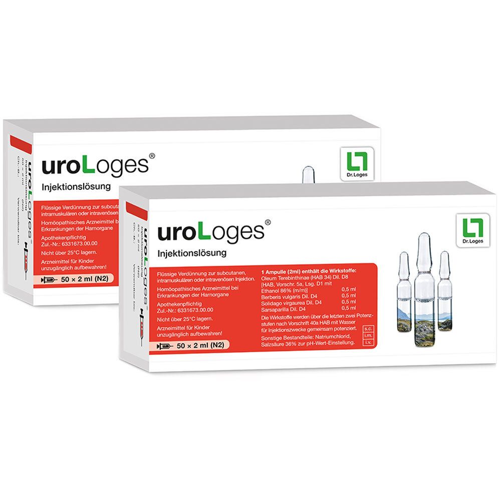 Urologes Injektionslösung Amp. 100x2 ml Ampullen