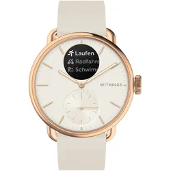 WITHINGS - SCANWATCH 2 - rosegold weiß silicon / 38mm