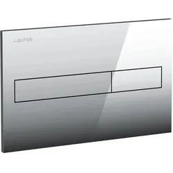 LAUFEN LIS Drückerplatte AW1, 250x160 Dual-Flush chrom, H8956610040001 H8956610040001