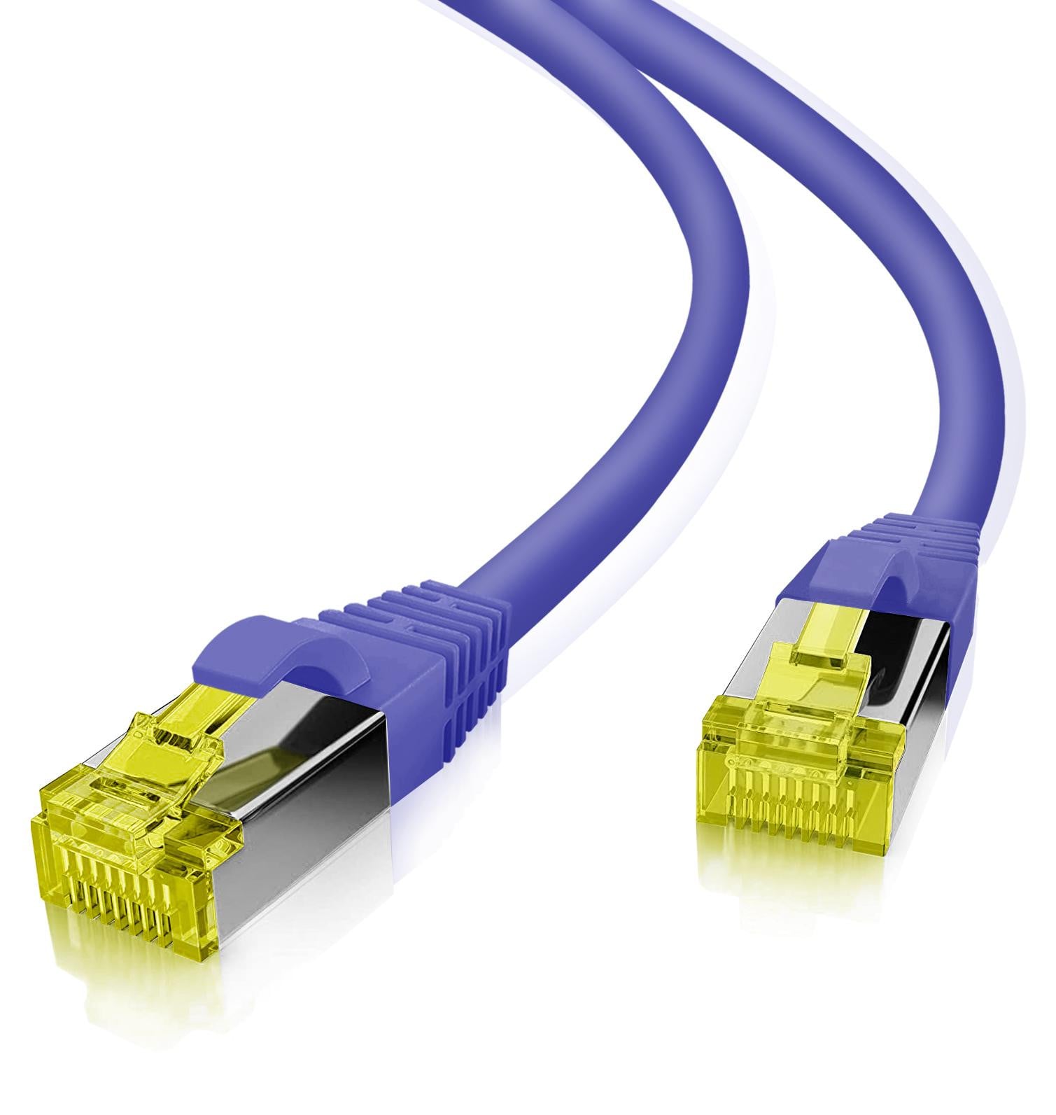 Helos Cat.6a patchkabel, paars, 20,0 meter