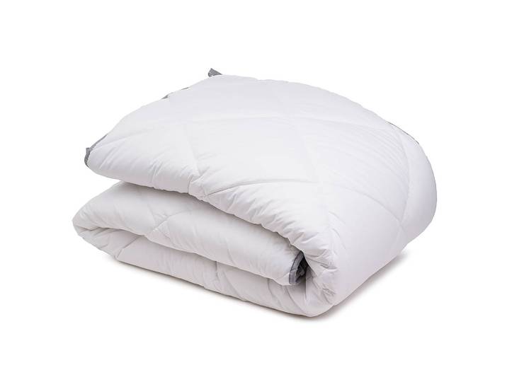 Couette 4 saisons Prima Loft 155 x 220 cm Blanc/Blanc Microfibre