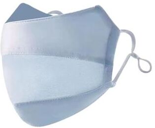 Daily Deals Depot Ice Silk UV Protection Face Mask Cooling Sun Protection Mask Breathable Mesh For Outdoor Riding blue