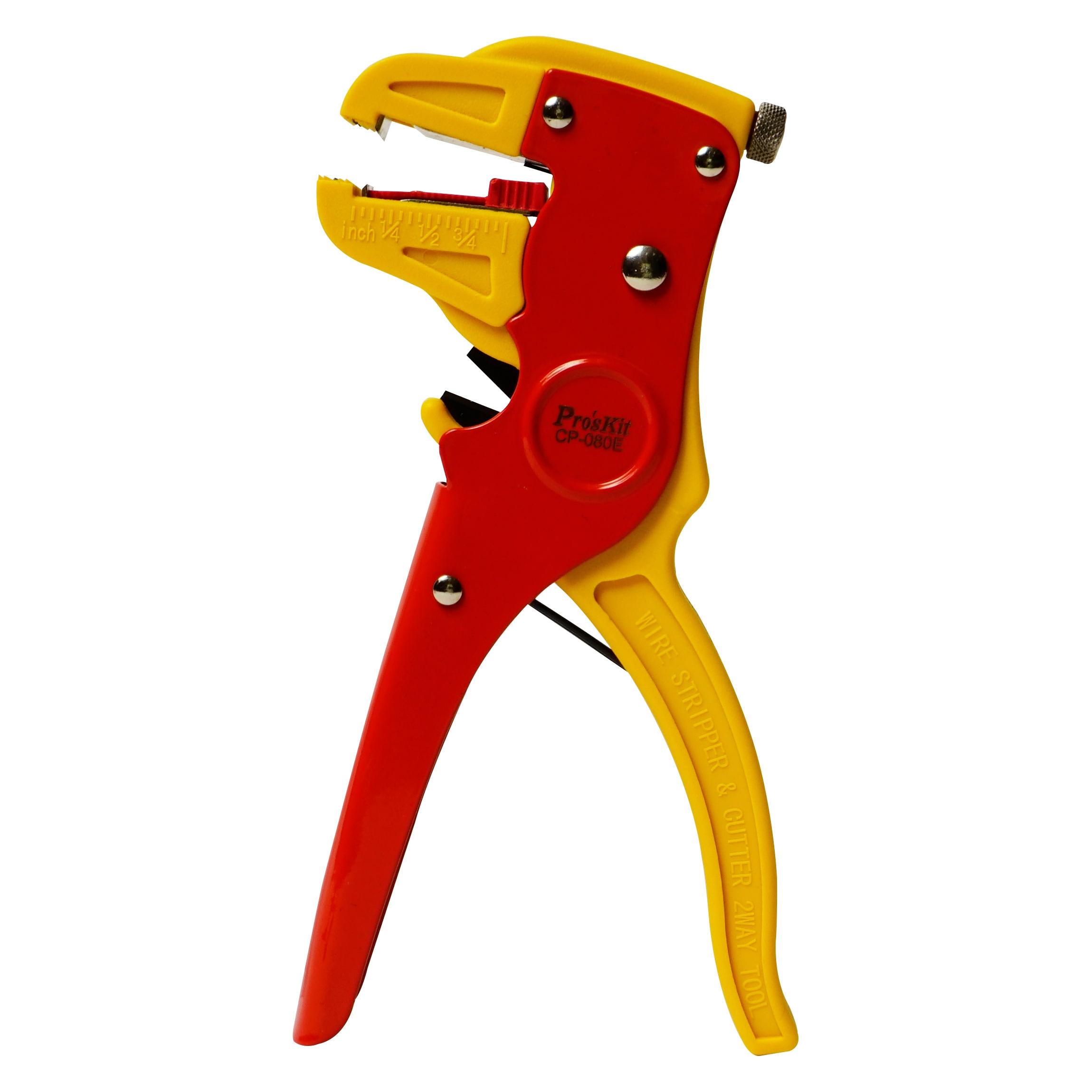 Vorel Pro'skit CP-080E Abisolierzange - 0,2 bis 4 mm² - Automatische mechanische Abisolierzange (CP-080E)