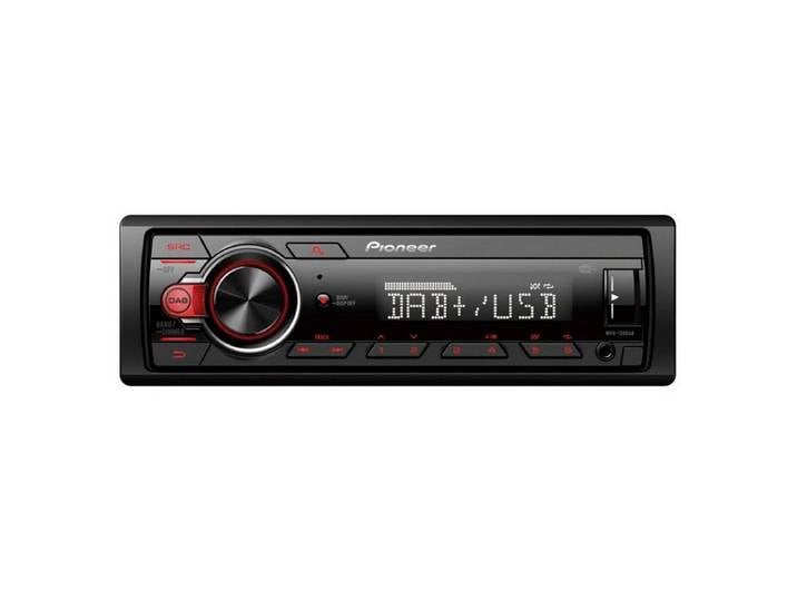 Pioneer MVH-130DABAN mit DAB Antenne Autoradio