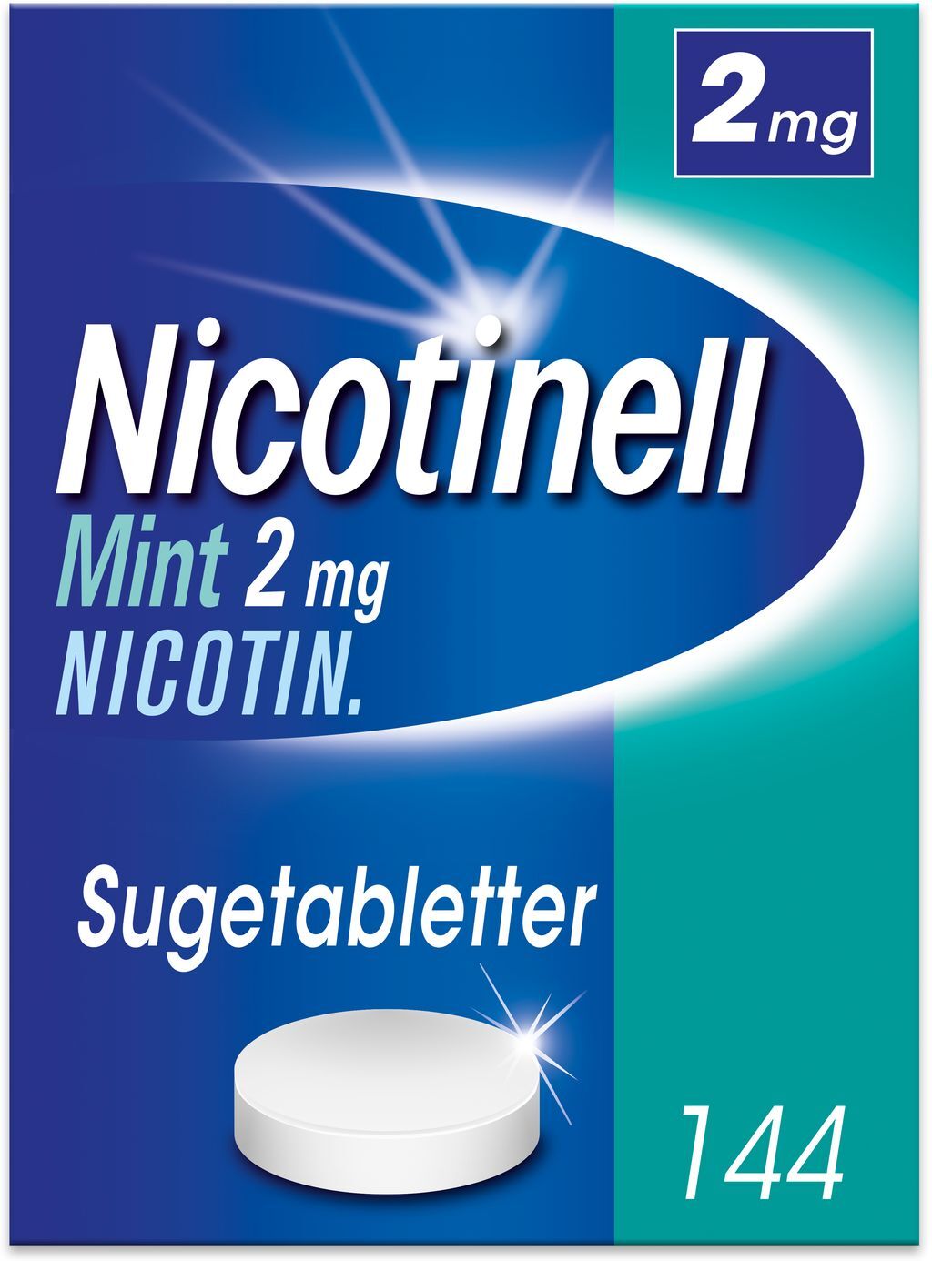 Nicotinell Mint 2 mg 144 stk Sugetabletter