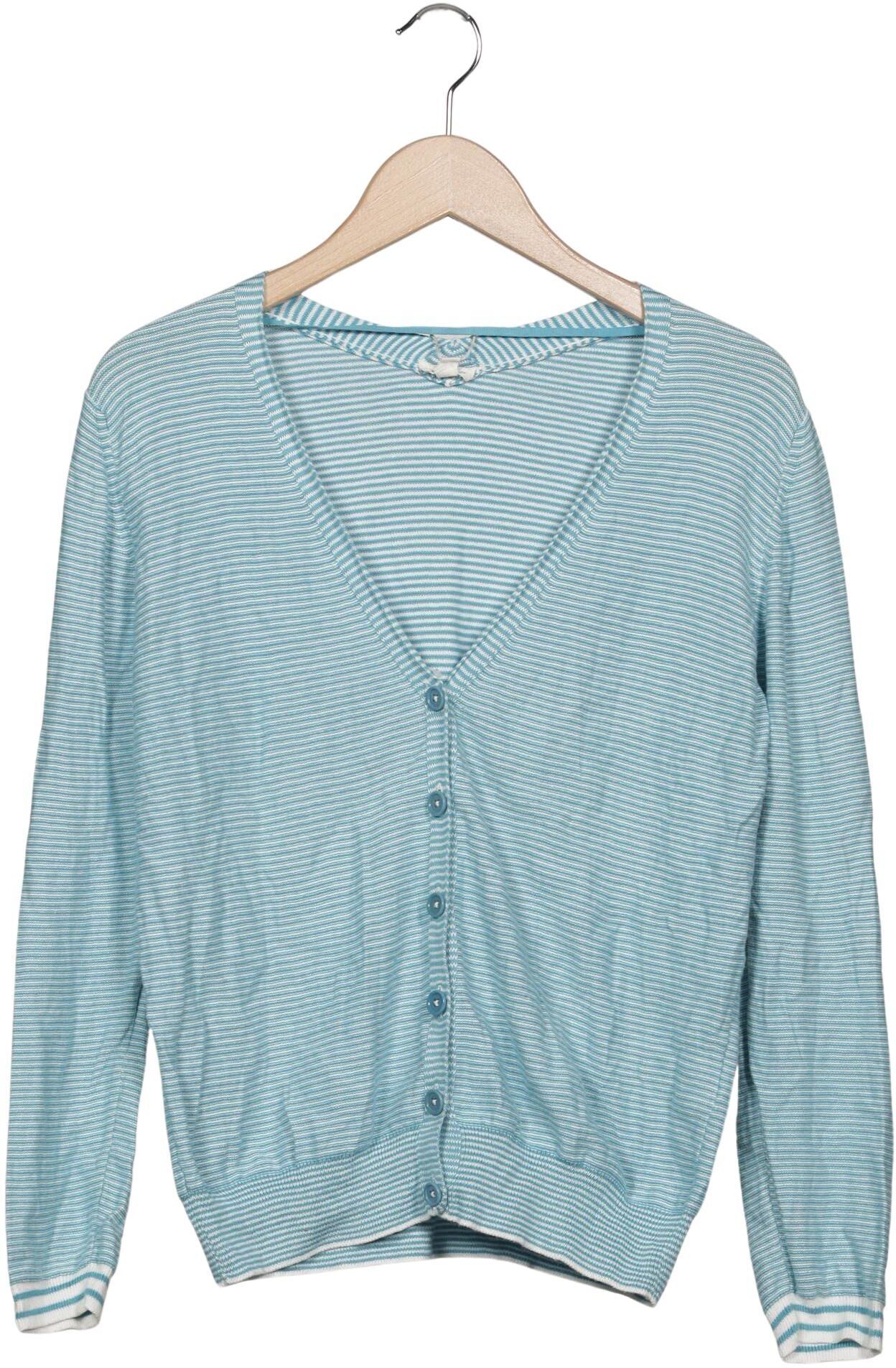 Grüne Erde Damen Strickjacke, Hellblau, Gr. S, Baumwolle - Second Hand