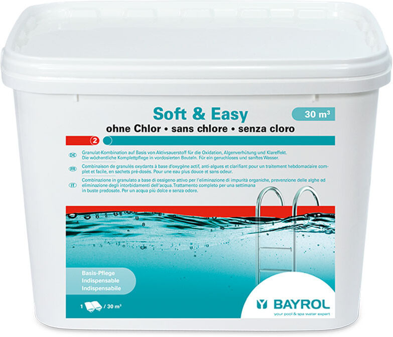 Oxygène actif multiaction Bayrol Soft & Easy sans chlore