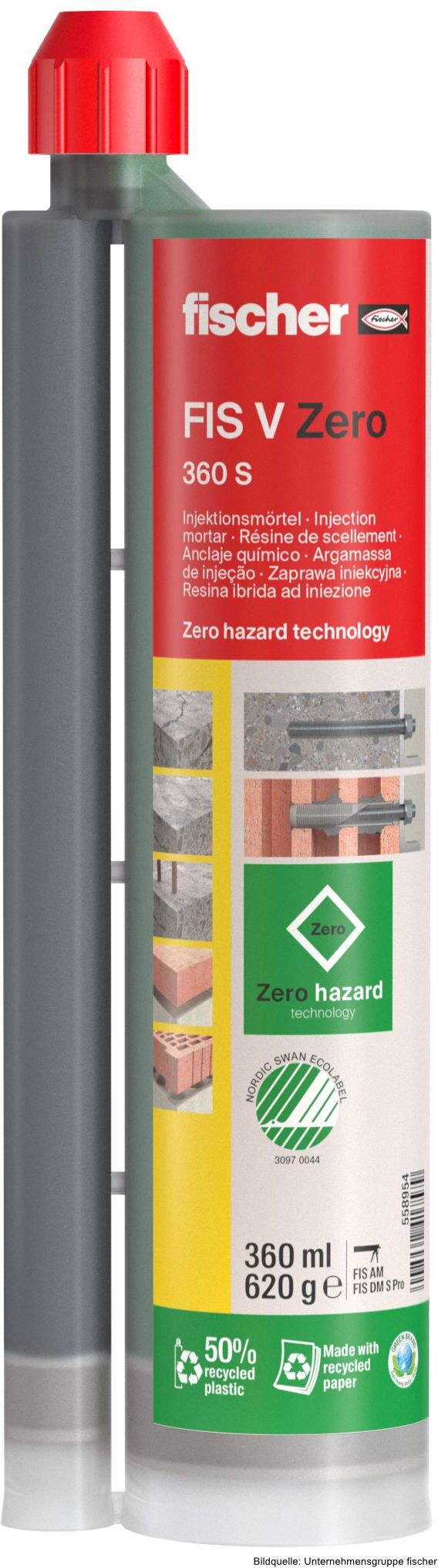 fischerwerke fischer Injektionsmörtel FIS V Zero, 360 ml