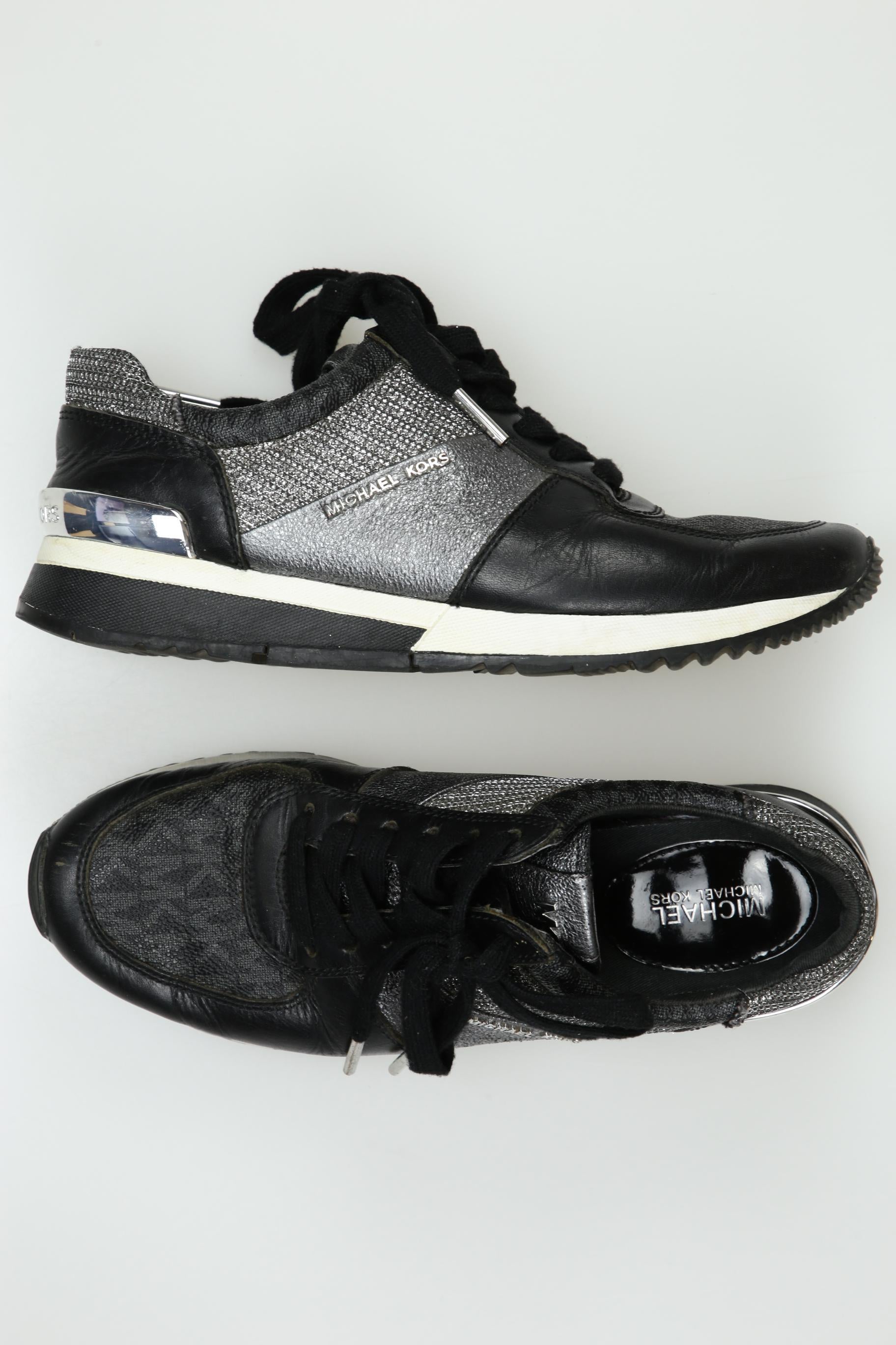 Michael Michael Kors Damen Sneaker, Schwarz, Gr. EU 36, Leder - Second Hand
