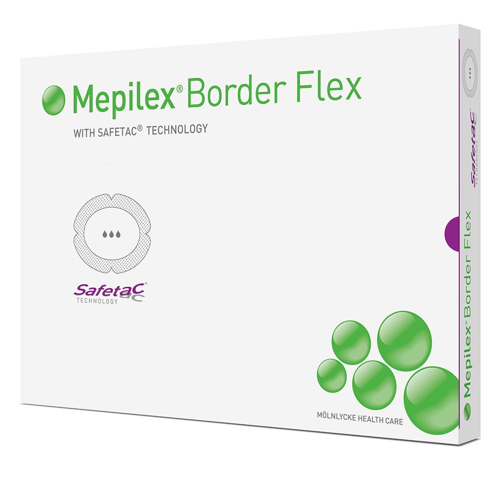 Mepilex Border Flex Schaumverb.haft.10x20 cm 10 St Verband