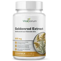 VitaSanum® Goldrutenkraut-Extrakt 10:1 500 mg pro Tagesportion (1 Kapsel)