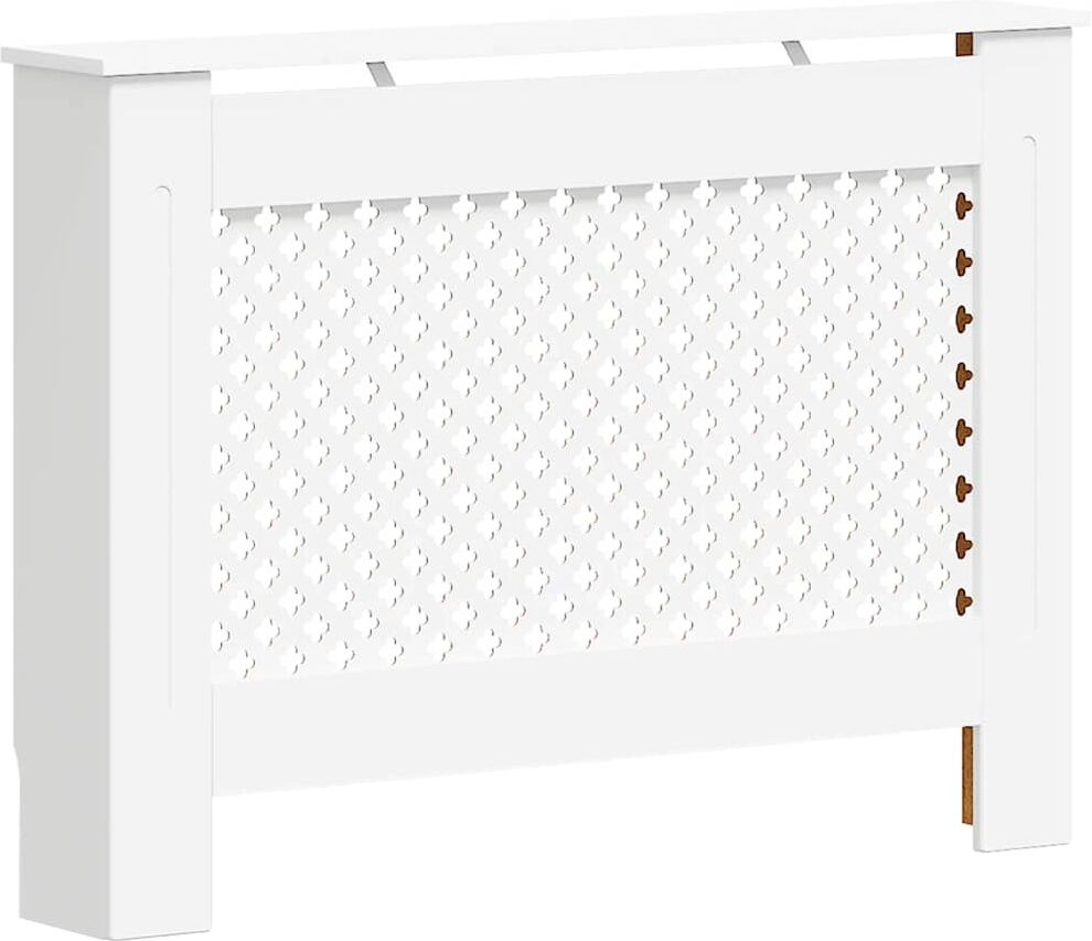 vidaXL Cache-radiateur Blanc 112x19x81,5 cm MDF