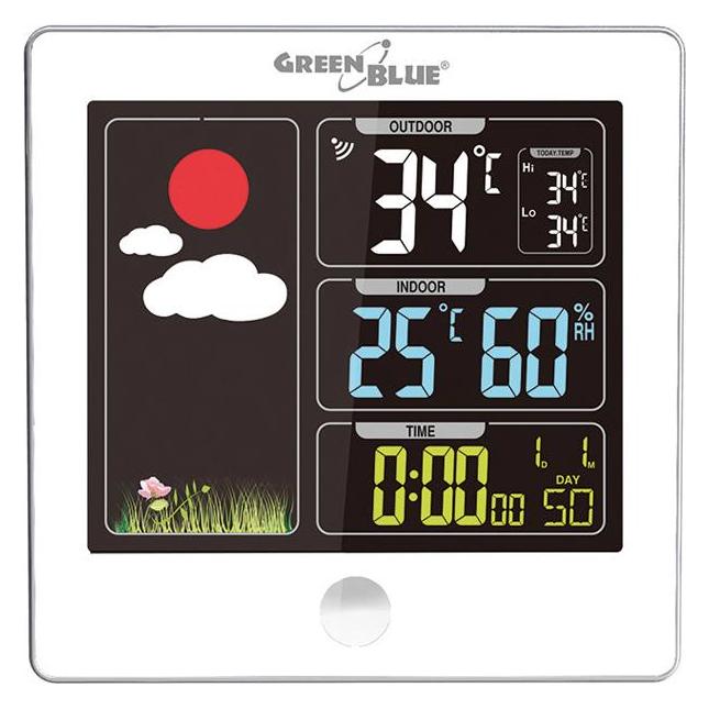 Greenblue Wetterstation Wireless DCF GB521W Funk-Hygrometer (GB521W)
