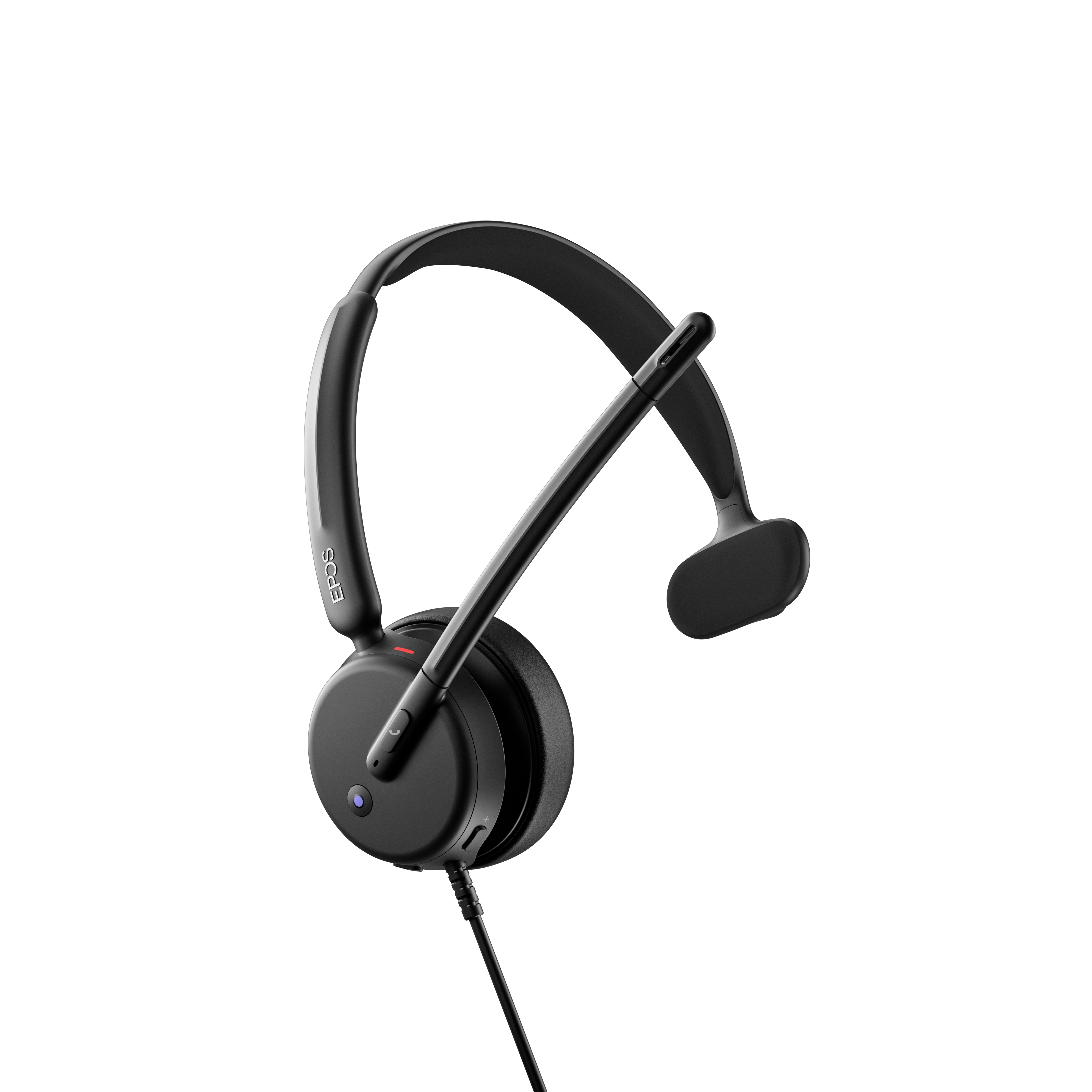 EPOS IMPACT 430T Mono-Headset - MS-Teams-Version, USB-C/-A, EPOS ActiveGard®-Technologie, Einseitiges Busylight, Lift-to-Mute Funktion, Stummschalt-LED am Mikrofon 1001254