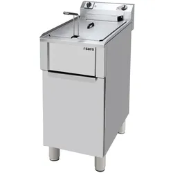 SARO Elektrofritteuse 10 L Modell LISSABON, 400 x 600 x 1030 mm