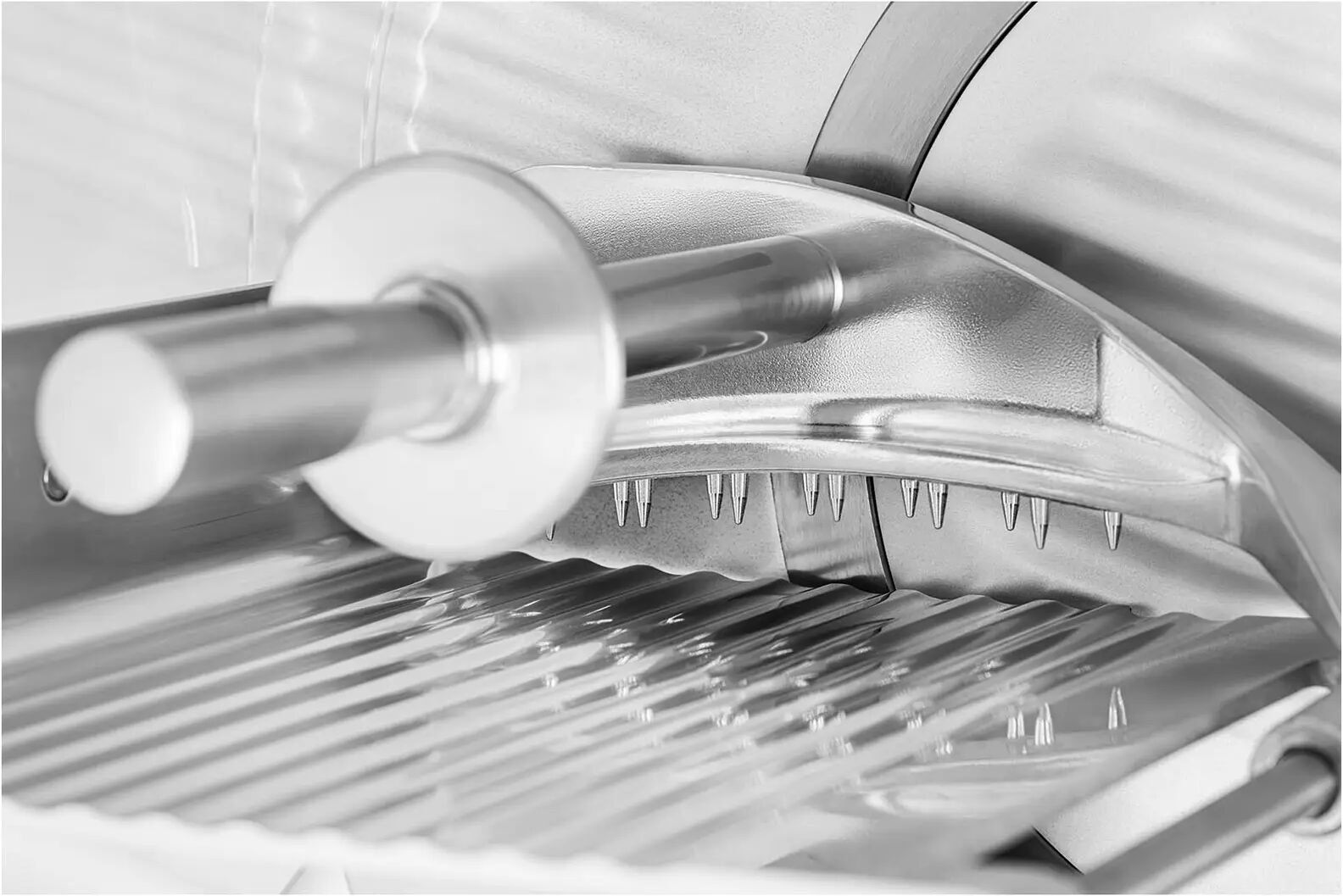 Royal Catering Aufschnittmaschine - 250 mm - bis 12 mm - Alugriffe RCAM-250EXPERT