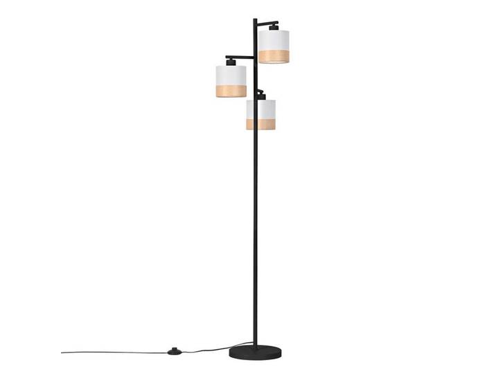 Nettlife Stehlampe Calw Ⅲ 25/14/158 cm, Schwarz, Metall, E27, 14x158x25 cm, Lampen & Leuchten, Innenbeleuchtung, Stehlampen