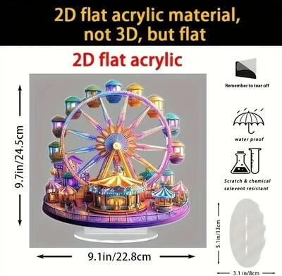 Uplift Picks Eid Acrylic Mosque Table Decoration Ramadan Home Decor Centerpiece 01