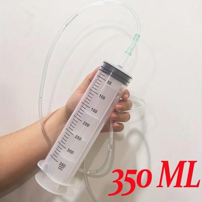 Uplift Picks PrecisionFlow Pet Feeding Syringe With Hose For Liquid Feeding And Measuring 350 Ml And Hose