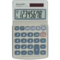 Sharp Taschenrechner EL-240SA lichtgrau